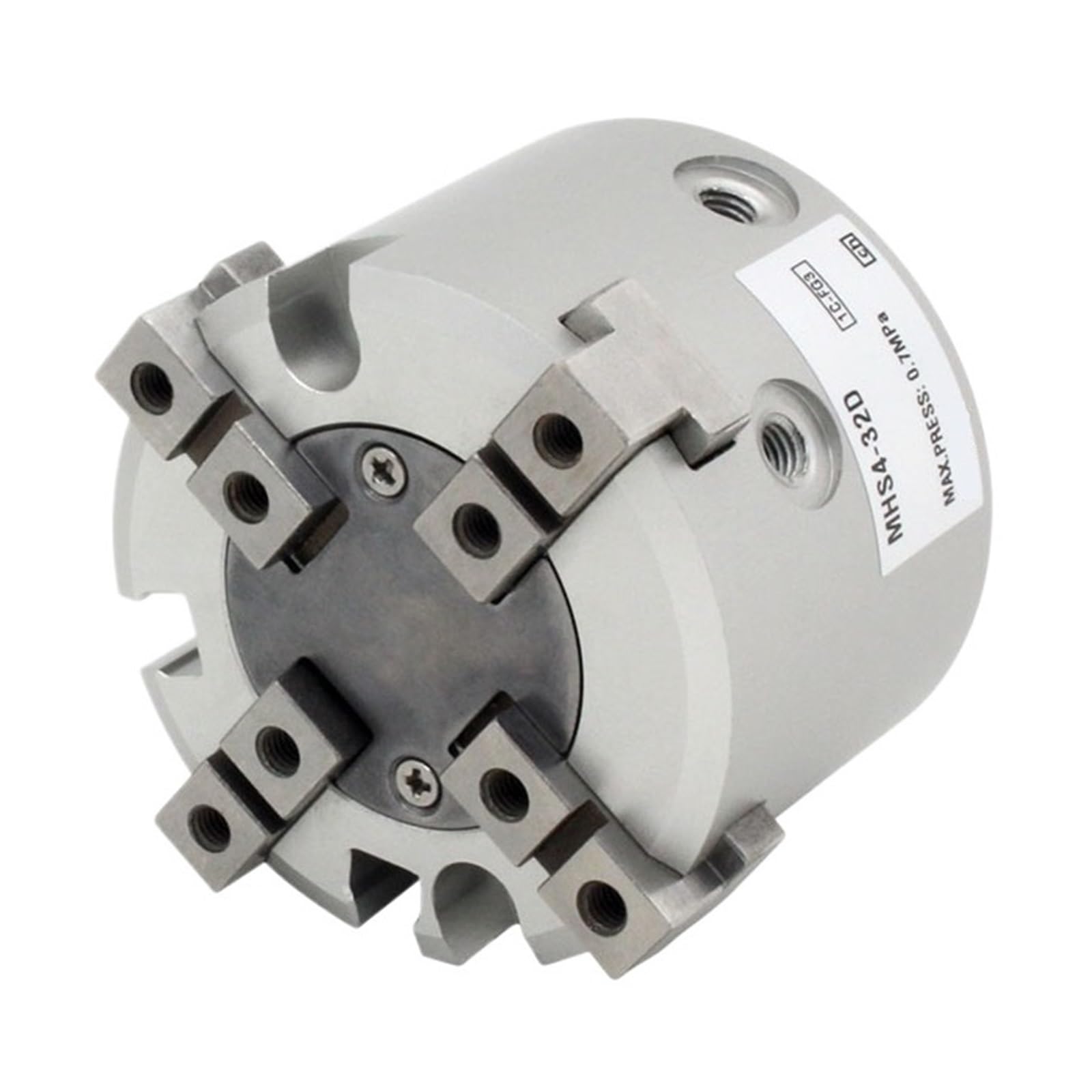 MHS4 16D 20D 25D 32D 40D 50D 63D Parallel Style Air Gripper 4-Finger-Doppelwirkungs-Drehzylinder (MHS4-16D)