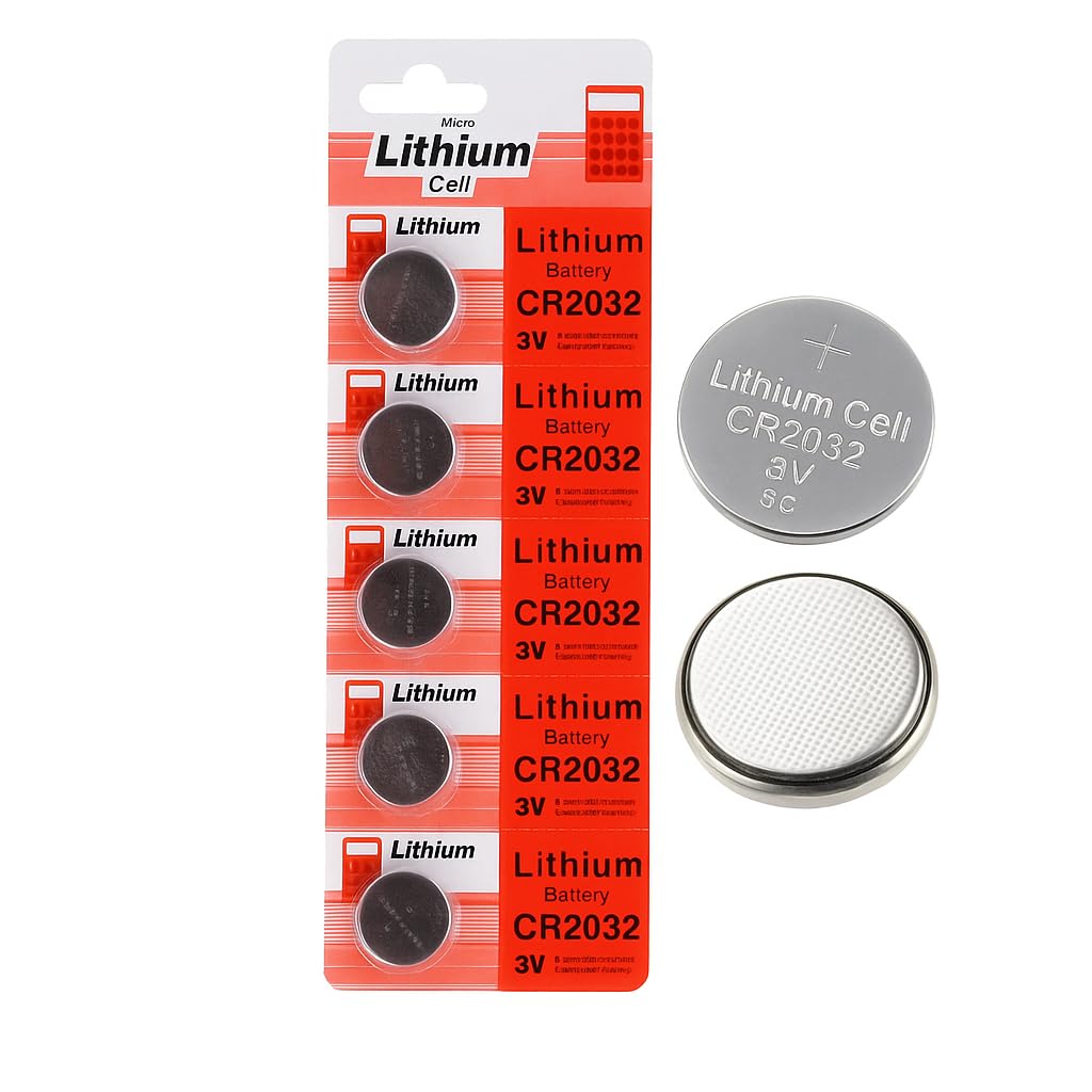 CR2032 Lithium Coin Cell Battery – 3V Button Cell for Watches, Calculators, Key Fobs, Toys, Weighing Scales & Medical Devices – Long Life & Leak Proof (Pack of 5).-image-39