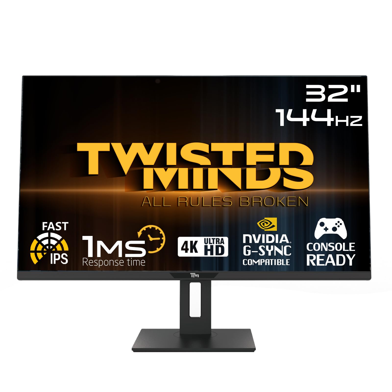 TWISTED MINDS 32 TM32DUI UHD 4K 144Hz 1MS HDMI DP GSYNC PS/XBOX RGB IPS GAMİNG MONİTÖR