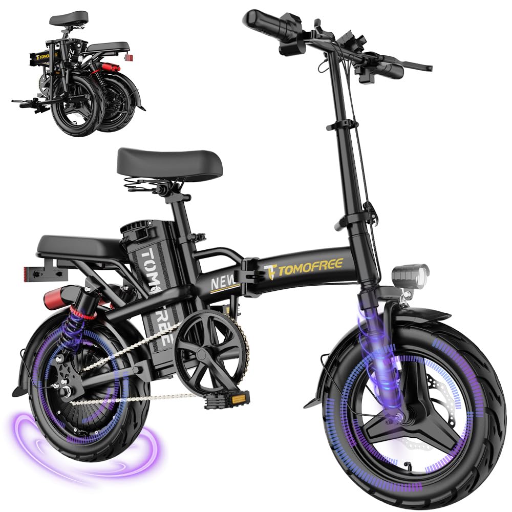 S1PRO Lightweight Folding E-Bike, Powerful 750W Motor for 20MPH, 20Miles Long Range Capability, Adult Electric Bicycles for Commute, 180lbs Capacity