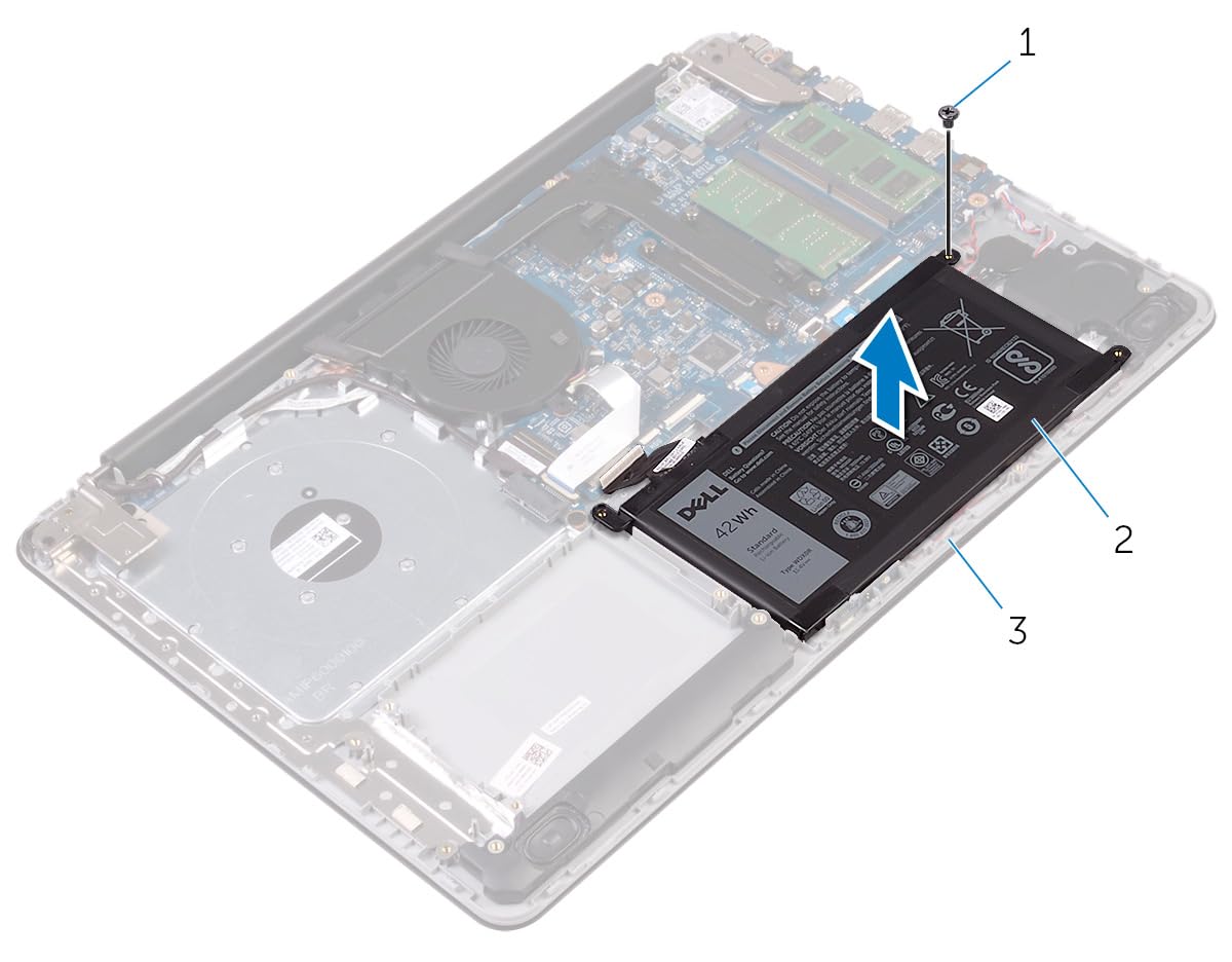 Batterie WDXOR pour Dell Inspiron et Latitude les modèles 15 5565, 5570, 5584, 7560, 7378, Latitude 3180, 3480, et plus - 42 Wh