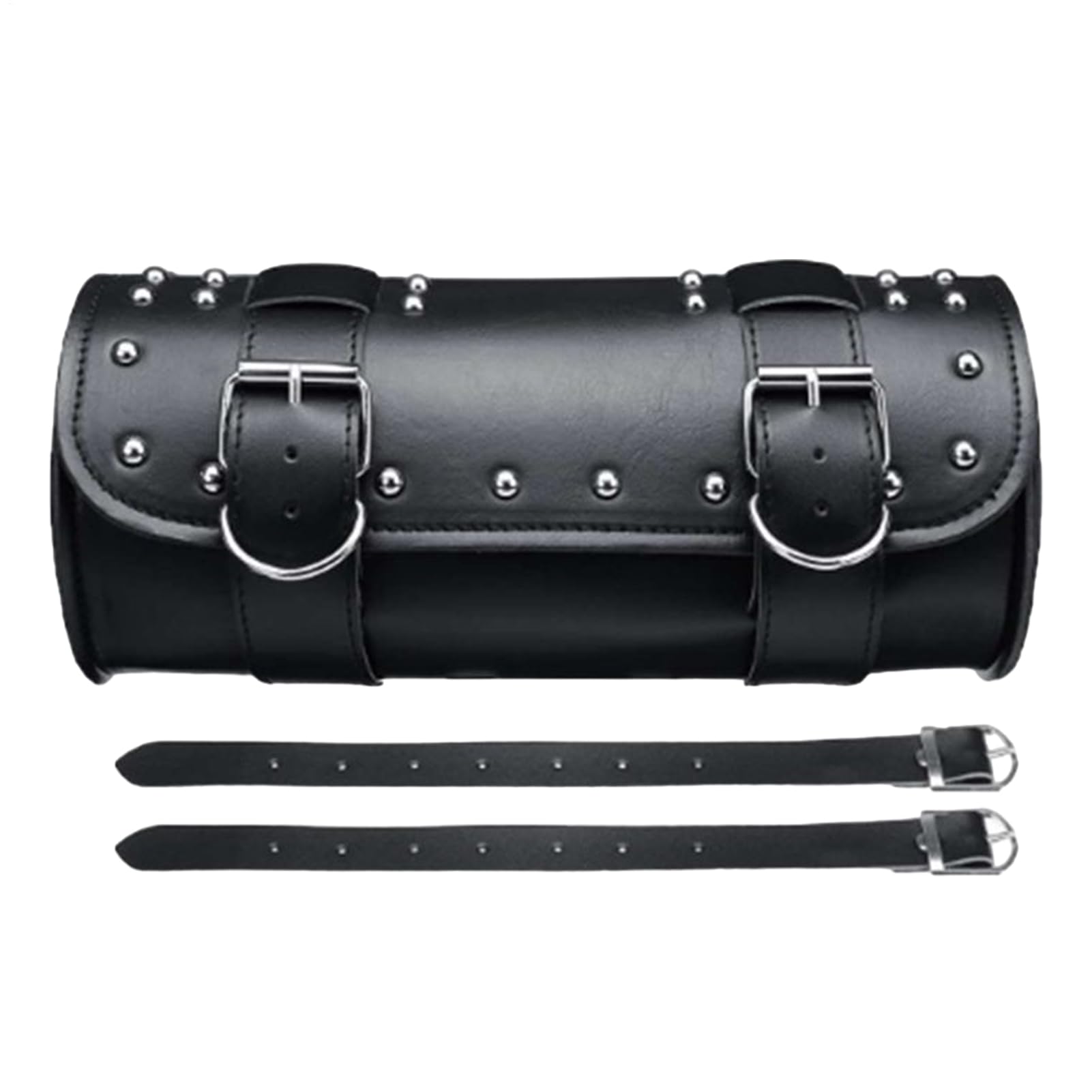 Pochette de rangement moto et vélo en cuir PU rigide haute résistance - 5