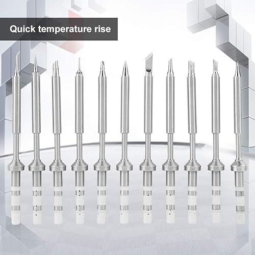 Miniatura 5 de Punta de soldador TS100, mini puntas de soldador, mini bolígrafo eléctrico tipo bolígrafo de acero inoxidable, puntas de repuesto para soldador