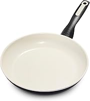 GreenPan Rio 10" Ceramic Nonstick Frying Pan Skillet - PFAS-Free, Diamond-Reinforced, Dishwasher & Oven Safe to 350°F, Black