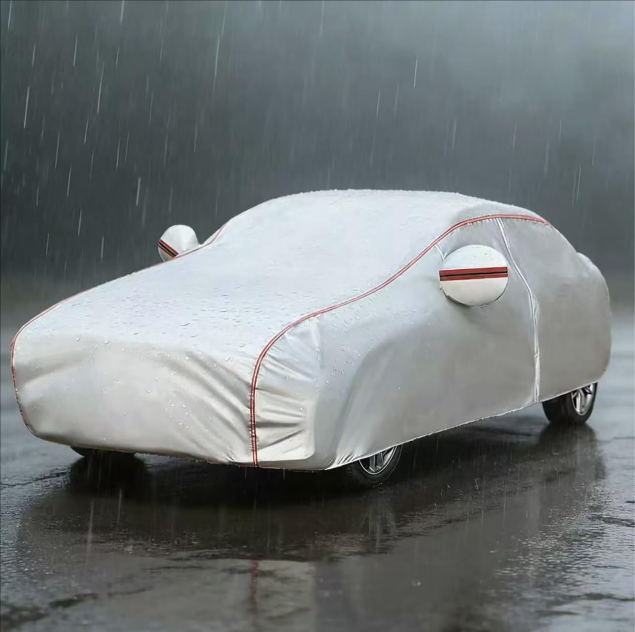 Bache Voiture Exterieur pour Renault Austral 2022-2026,Bache de Voiture Etanche,Housse De Protection Voiture Exterieur,Anti-UV Rayures Neige Anti-Age Anti-Soleil