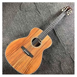 YYYSHOPP Om Corps Tout en Bois Massif De Guitare Acoustique Brillant Finition Ébène Ébène Guitare (Size : 40 inches) - Les Beatles, Paul McCartney, John Lennon, RIngo Starr, George Harrison