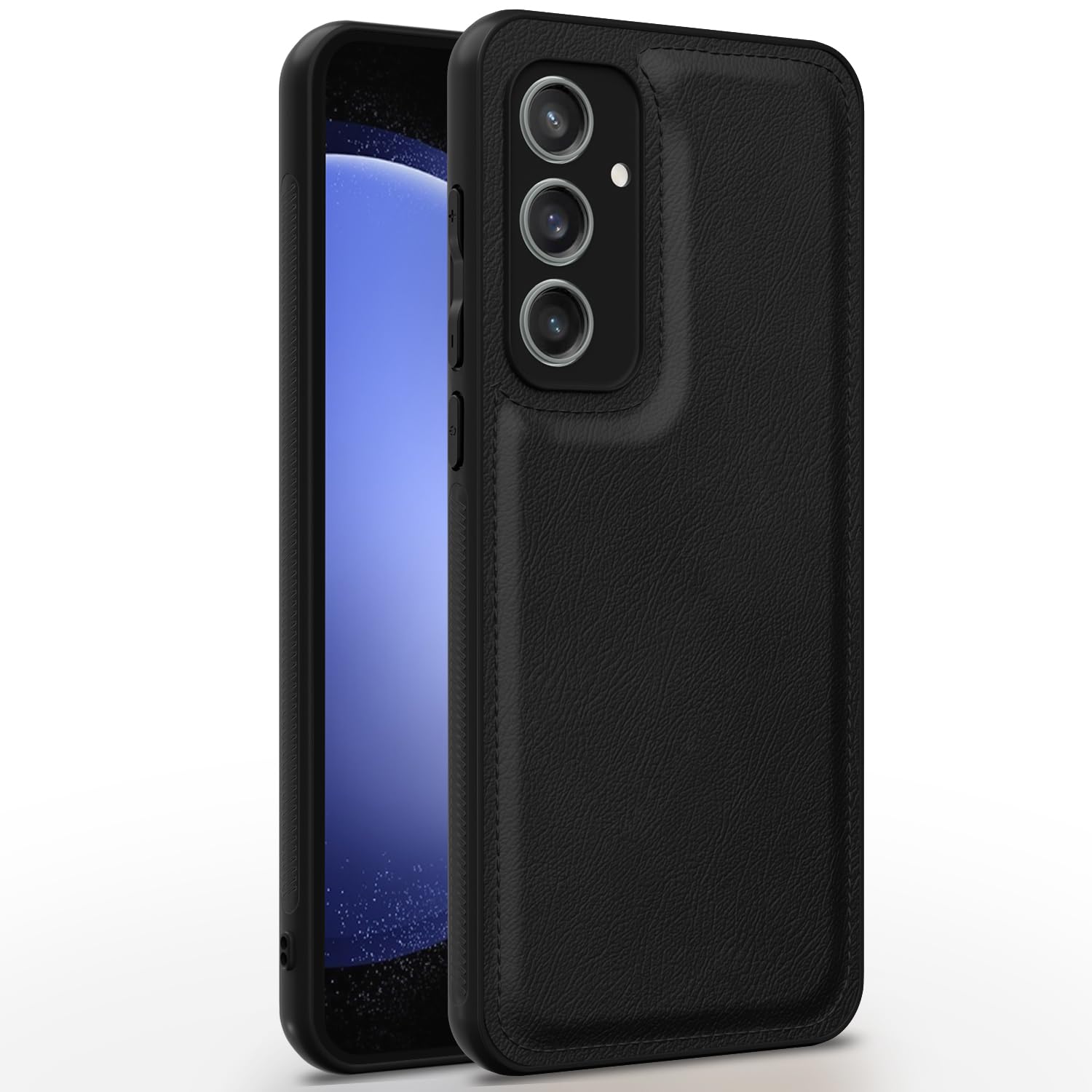 Pikkme Samsung Galaxy S23 FE 5G Back Cover | Flexible Pu Leather | Full Camera Protection | Raised Edges | Super Soft-Touch | Bumper Case for Samsung Galaxy S23 FE 5G (Black) (B0CSSN5JVC) Amazon Price History, Amazon Price Tracker