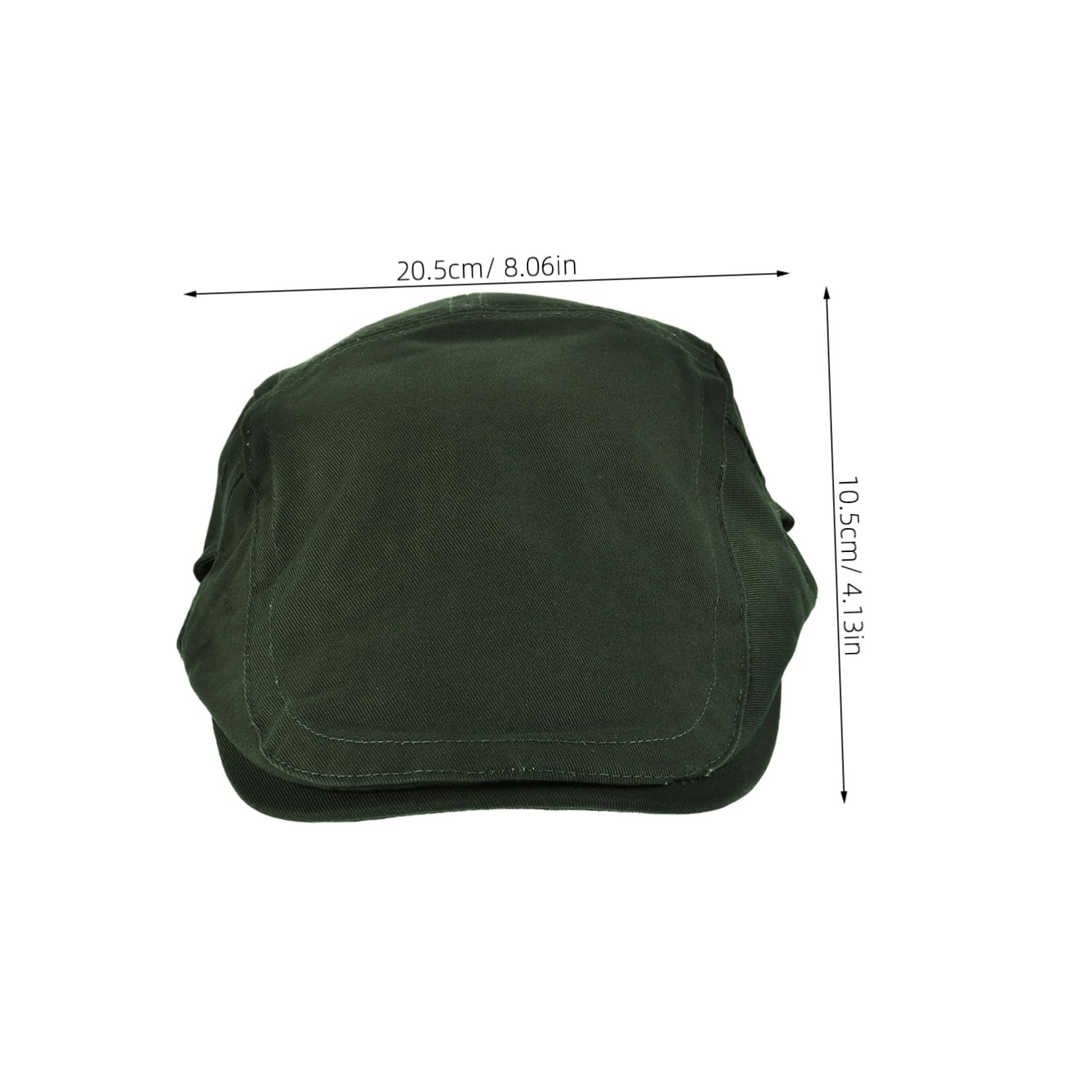 BESPORTBLE Elegant British-Inspired Painter Cap Women's Beret Breathable Comfortable Spring/Autumn Hat Versatile Women's Beret Cap Olive Green
