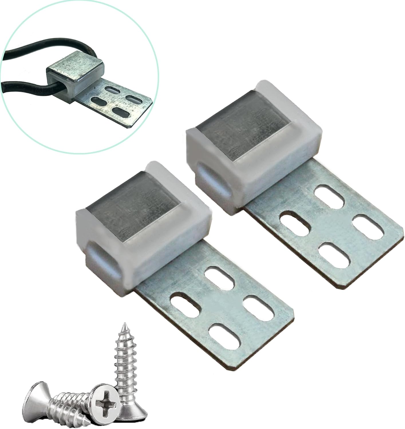 20 Packs Thick Couch Spring Clips,with screws, Upholstery Clips for Furniture Spring Clips, Ek Clips Sofa Chair Zig zag Furniture Spring Repair ， S Clips Zig Zag Spring Clip, Sofa Chair Spring Repair