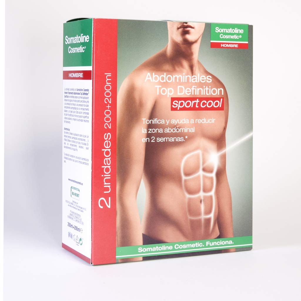 SOMATOLINEMen's Abdominal Treatment Top Definition Sport Cool – 1 Pack of 2