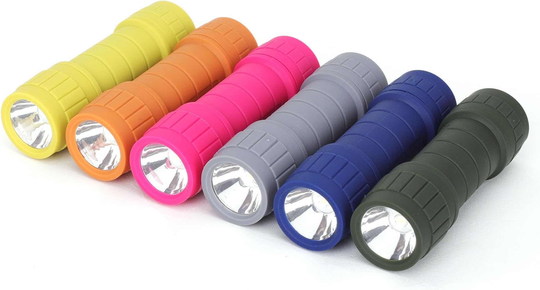 6-Pack Small Flashlights Set, Super Bright 100 Lumen LED Flashlight Pack with 18-Piece AAA Batteries Included, Mini Flashlight, Outdoor Flashlight for Camping, Hiking, Emergency