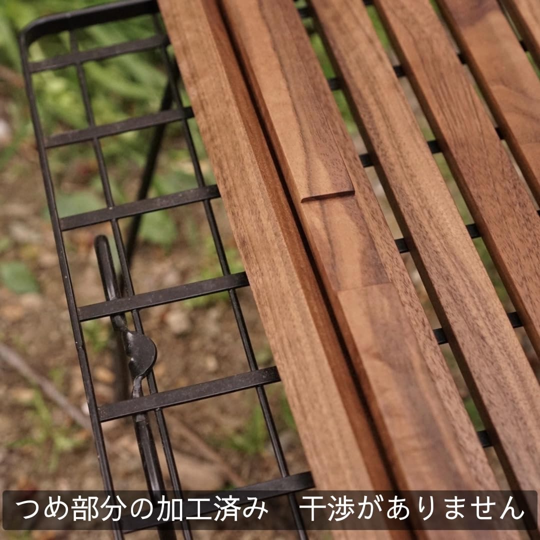 Amazon.co.jp: kinakoma.craft フィールドラック 高級天然木 天