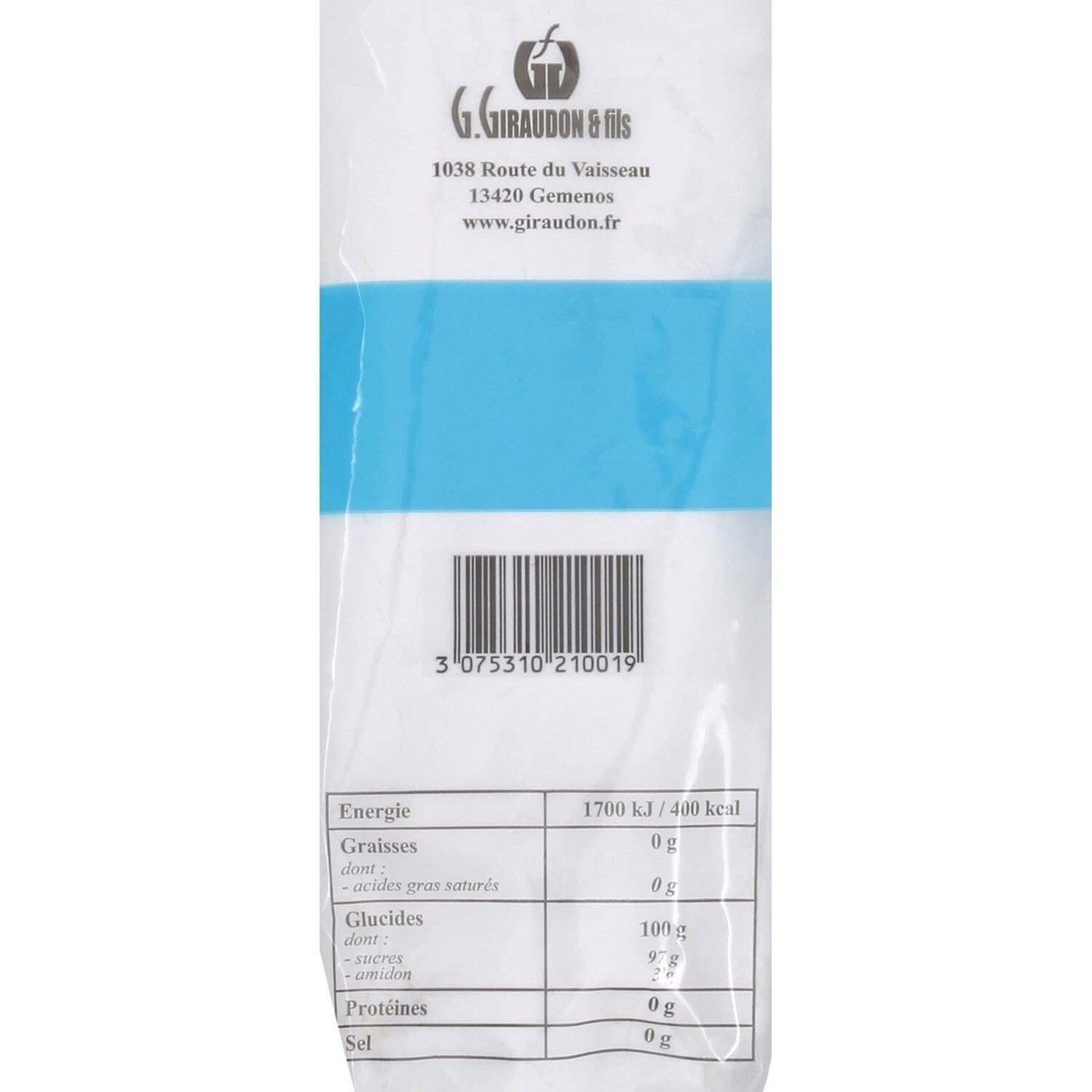 GIRAUDON Sucre Glace 1kg - Pour sublimer vos desserts maison avec une touche de finesse - Lot de 3