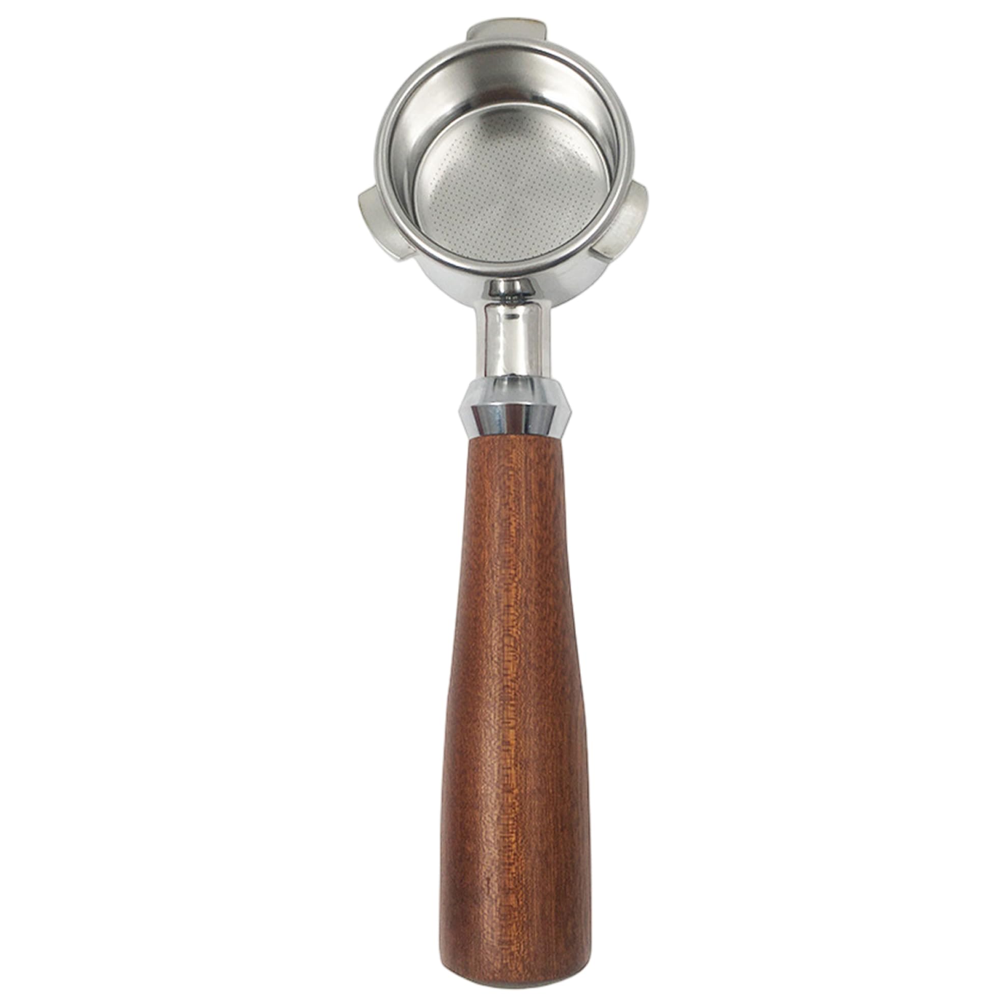 Porte-filtre sans fond 54mm avec poignée en bois pour votre routine café matinale