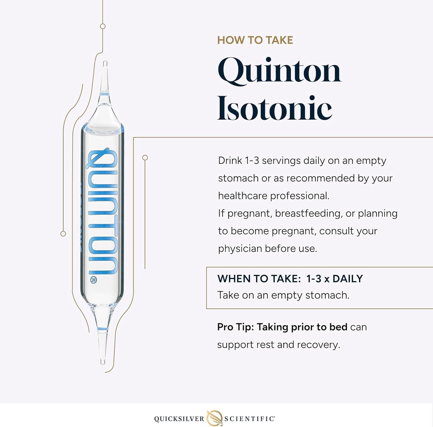 Quicksilver Scientific Original Quinton, 30 Single Serving Vials — Amazon image 6