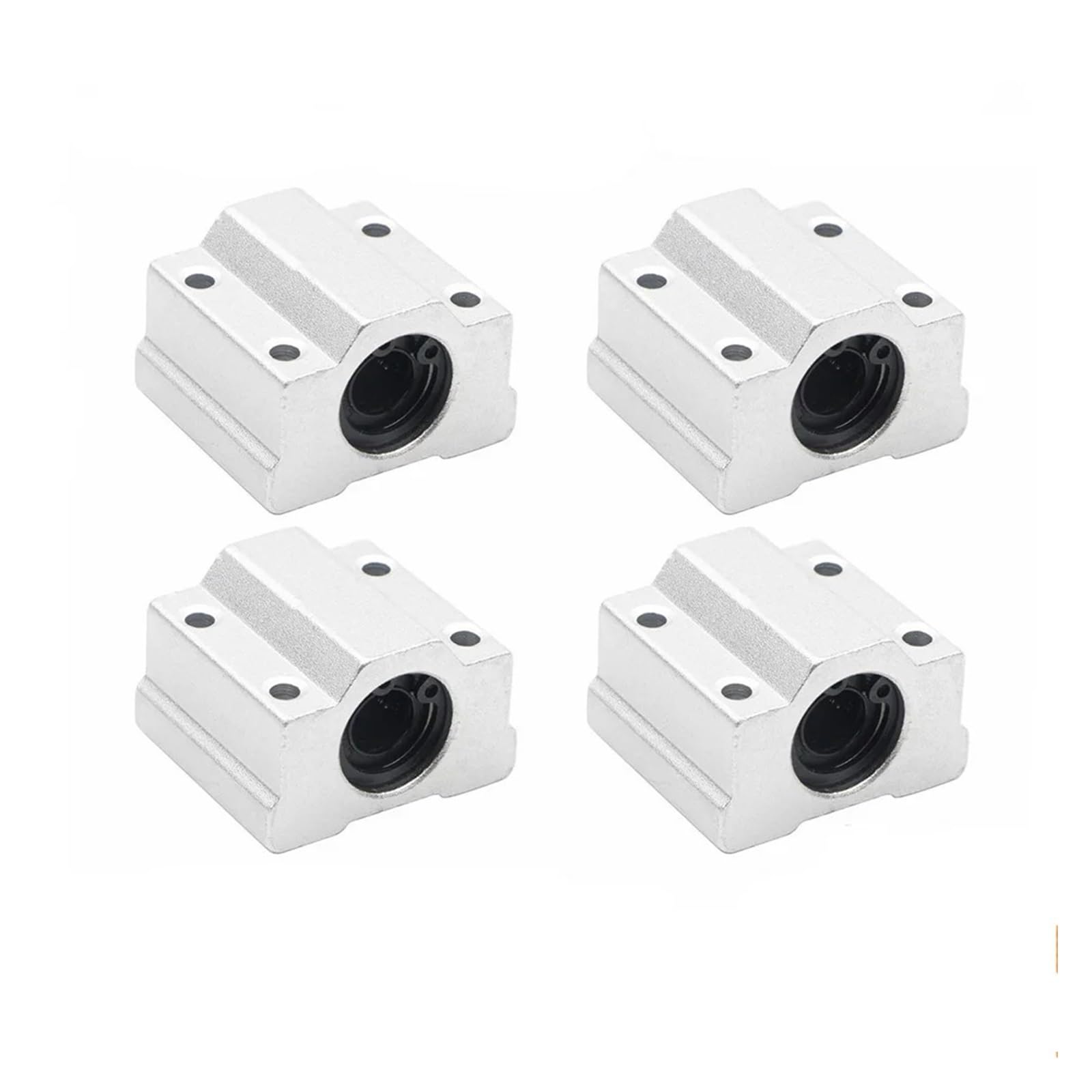 Linearbewegung Kugellager, Gleitblock, SCS6UU SCS8UU SCS10UU SCS10UU SCS12UU SCS16UU SCS20UU, Linearwelle für 3D-Drucker, 10pcs (Color : 10pc, Size : SCS8UU)