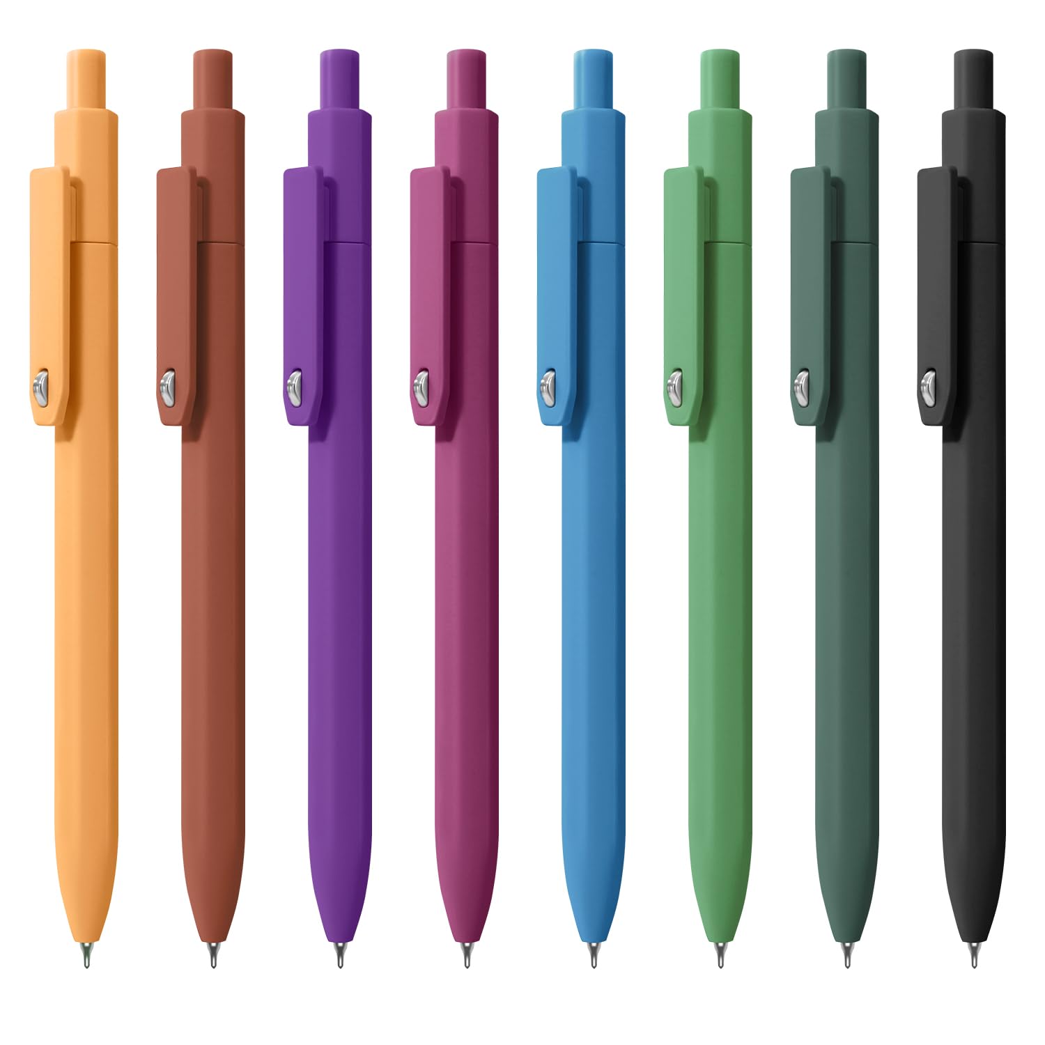 Vitoler Gel Pens 0 5 mm Black Ink Pens 8 pcs Smooth Writing Pens for Bible Retractable Quick