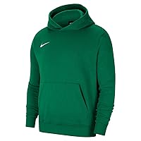 NIKE Flc Park21 Felpe con cappuccio Pine Green/White M