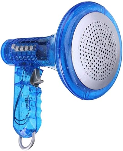 BEGISA Cambiador de voz Bullhorn de plástico con múltiples cambios de voz, megáfono, juguete de mano para animar, micrófono para niños y niños sin