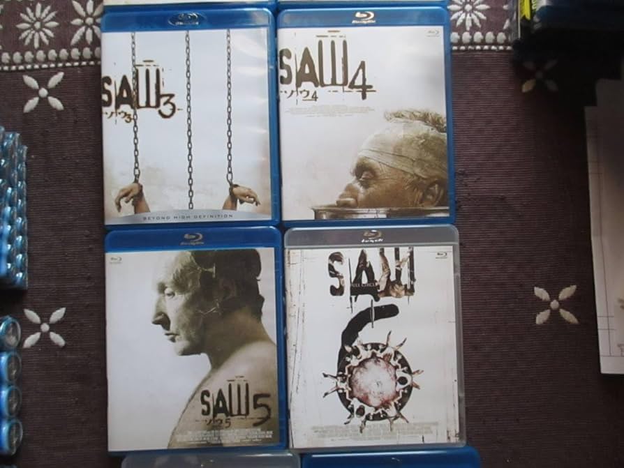 saw ソウ2 saw3 ソウ4 saw5 Blu-ray セット Amazon.co.jp: ソウBlu-ray、ソウ2、ソウ3、ソウ4、ソウ5、ソウ6