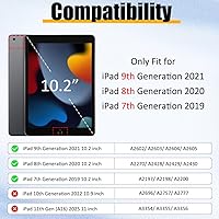 Vista 2 de BRAECNstock - Funda para Apple iPad de 9ª/8ª/7ª generación, de 10.2" 2021/2020/2019, funda protectora a prueba de golpes para iPad de 10.2 pulgadas