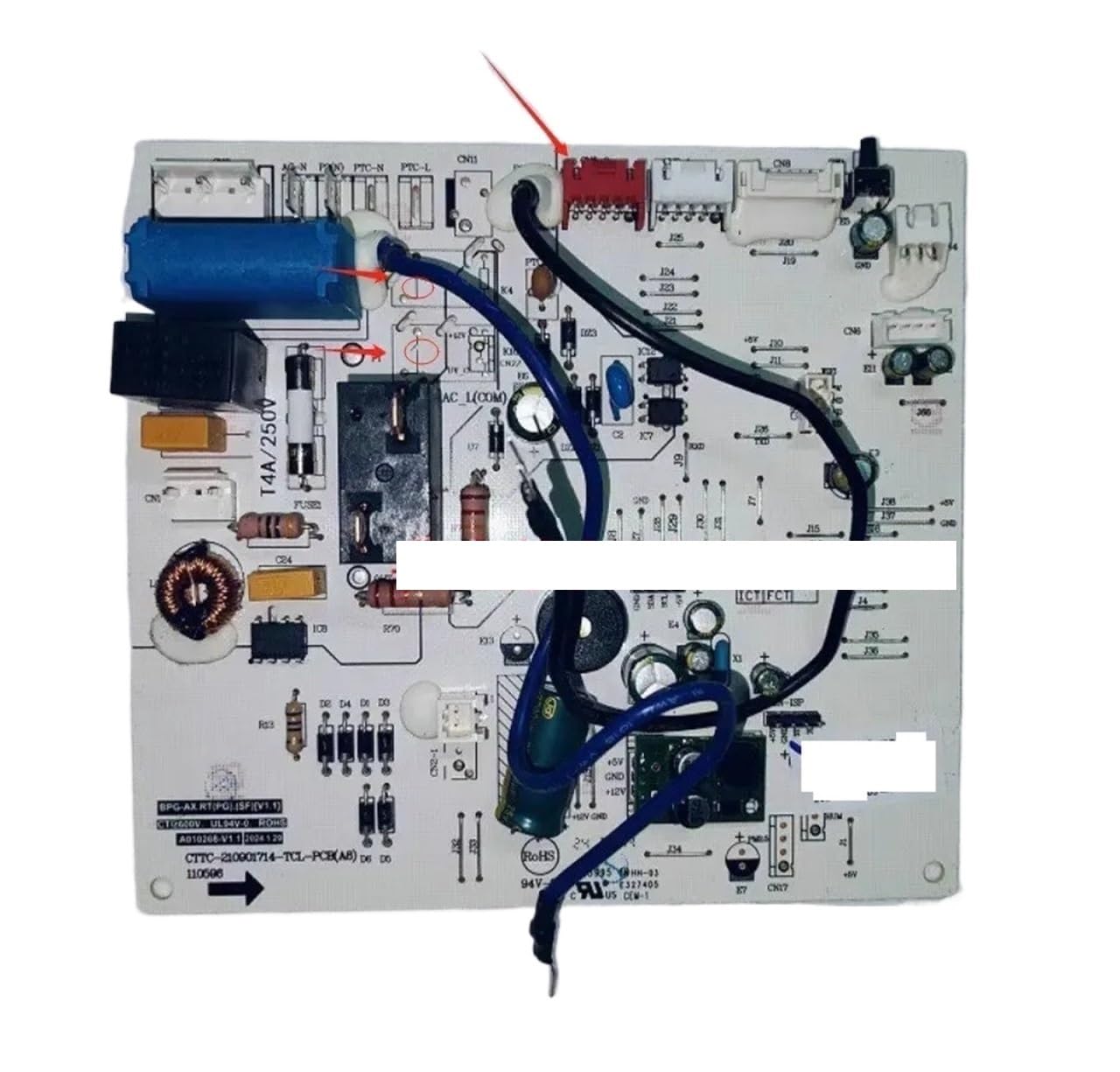 Compatible For TCL， Air Conditioner Motherboard A010268 31101-000165 31101-00176 31101-000316 31101-000112 CTTC-210901714-TCL-PCB(Model B)