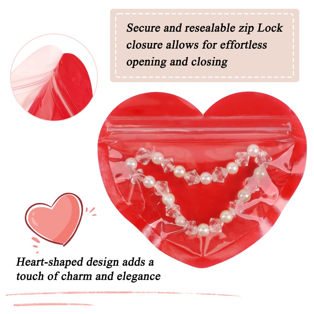 Amazon.com: 100pcs Mini Bags for Small Business, 2x3 inch Heart