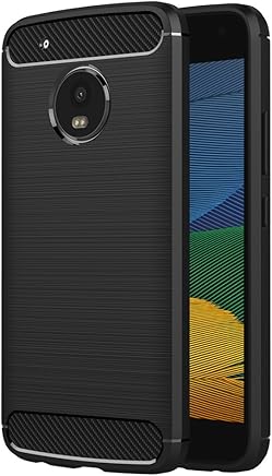 AICEK Funda Moto G5, Negro Silicona Fundas para Lenovo Motorola Moto G5 Carcasa (5,0 Pulgadas) Fibra de Carbono Funda Case AICEK Funda Moto G5, Negro Silicona Fundas para Lenovo Motorola Moto G5 Carcasa (5,0 Pulgadas) Fibra de Carbono Funda Case