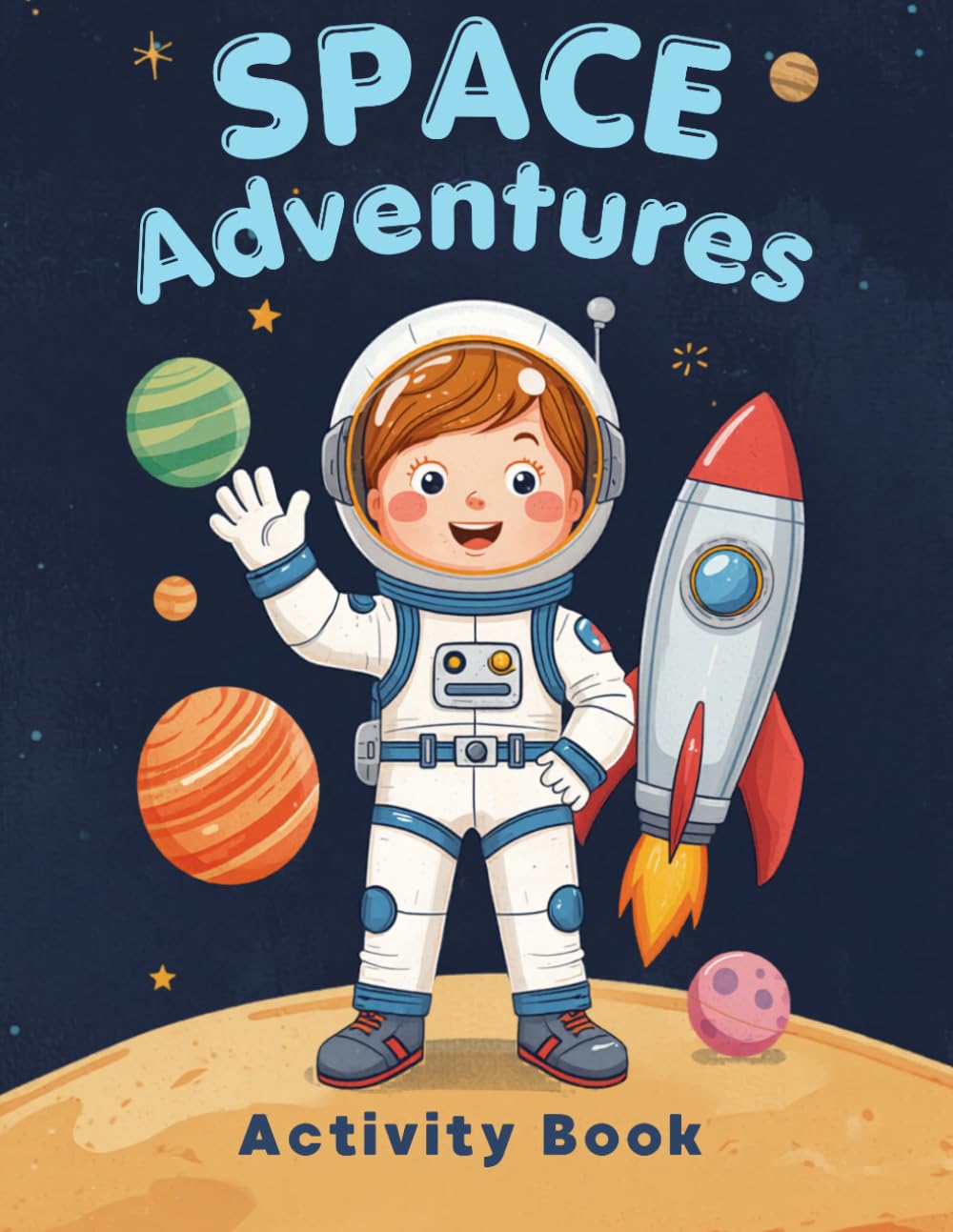 Space Adventures Activity Book: Exciting Space Activities, Challenges & Games for Young Explorers