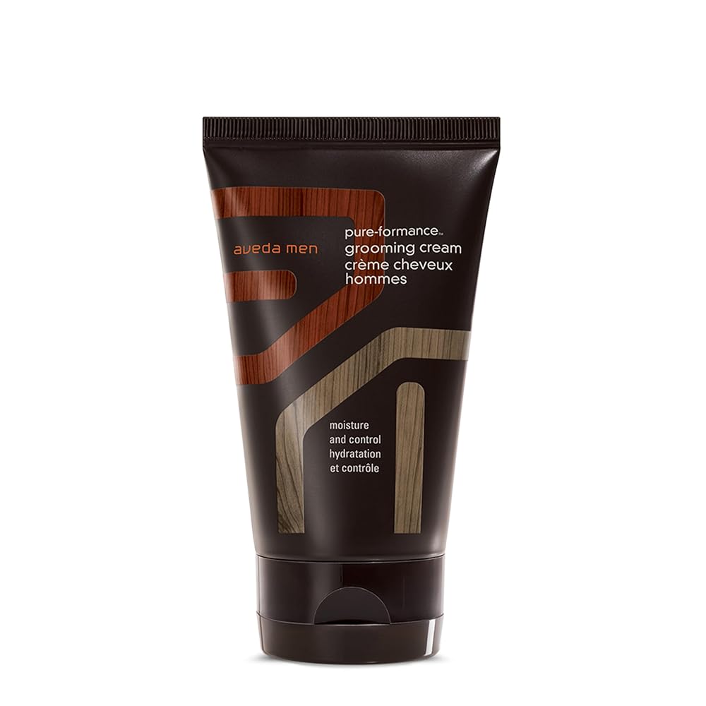 Aveda Men Pure-Formance Grooming Hair Cream | Medium Hold | Adds Moisture and Shine, 4.2 Fl Oz