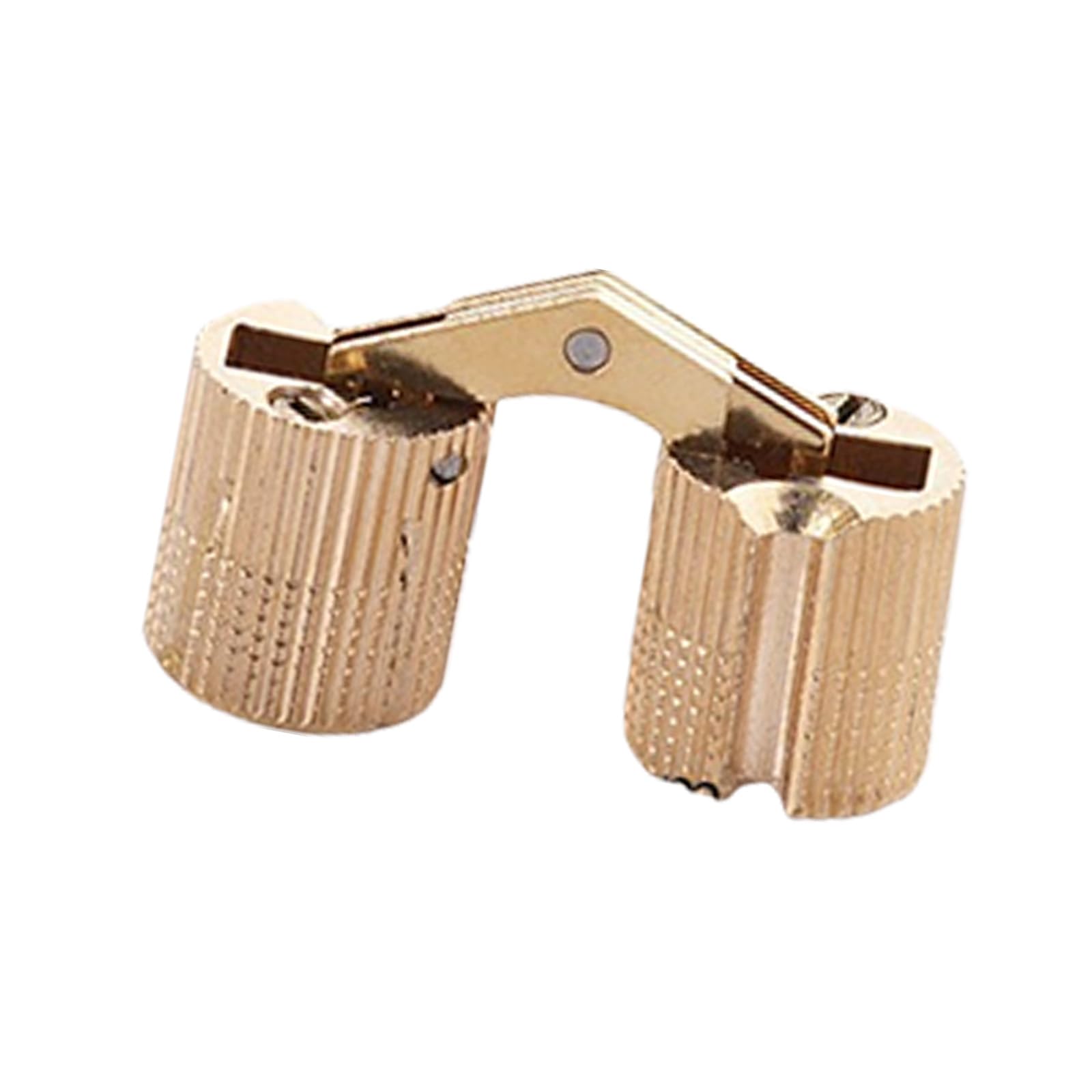 Hogtnd Multicoloured 2 Pieces Small Concealed Brass Hinges Jewelry Keepsake 180 Degree Furniture Brass Concealed Cylindrical Hinge Small Barrels For Jewelry Keepsake Box Cabinet Door