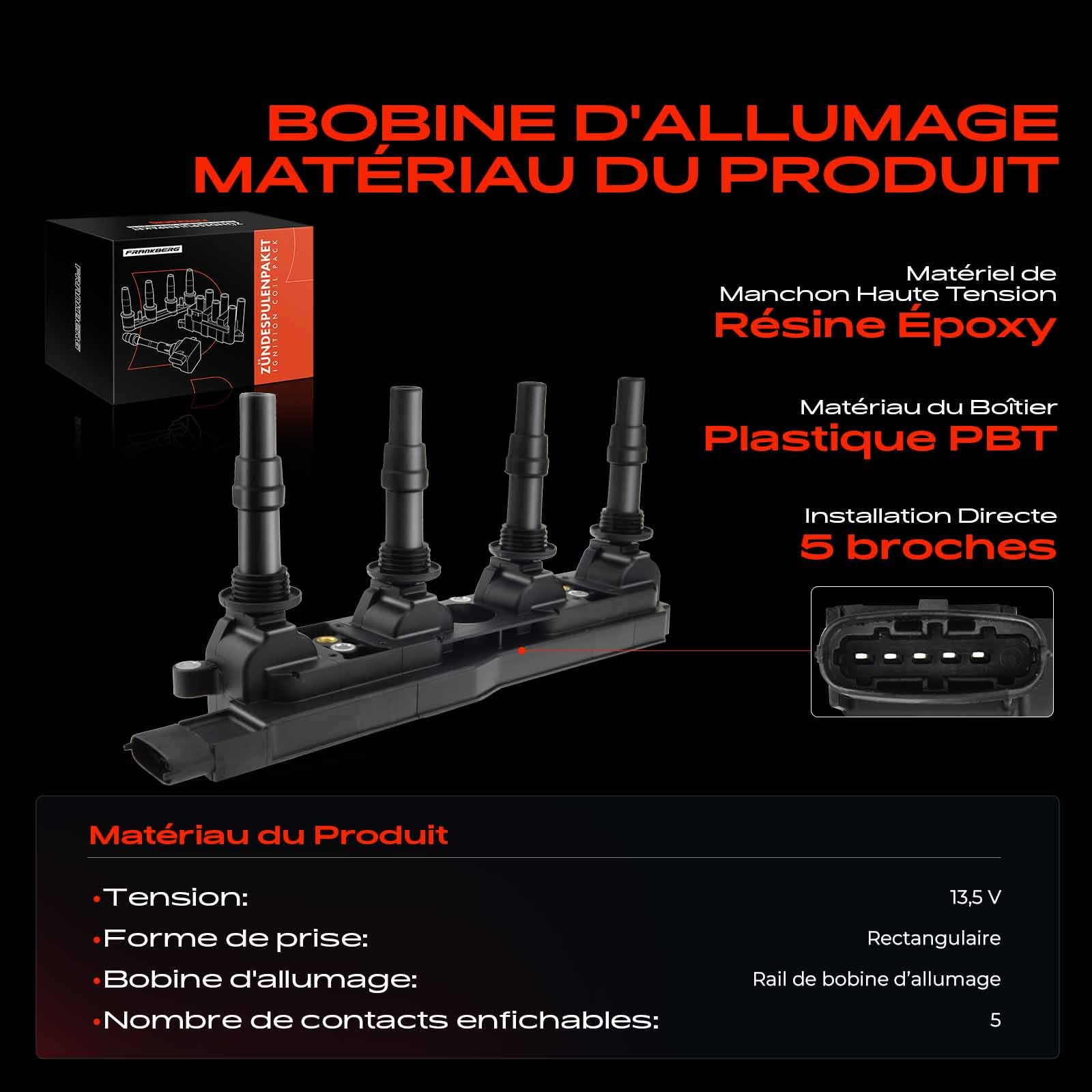 Rampe De Bobines D'allumage Pour OPEL Astra G/H, Corsa C, Etc. - Réf. 9119567/1208008 - Neuf