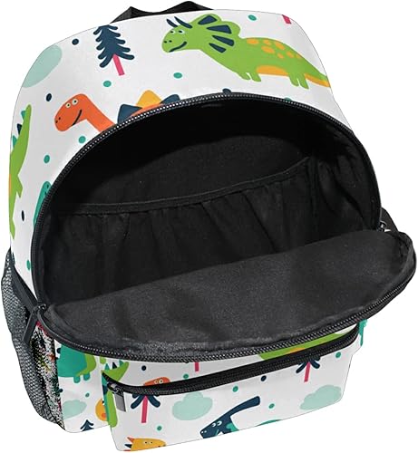 Miniatura 5 de AUUXVA Mochila infantil personalizada para niñas y niños, mochilas casuales para niños, personalizadas con nombre del niño, dino estilo escandinavo,