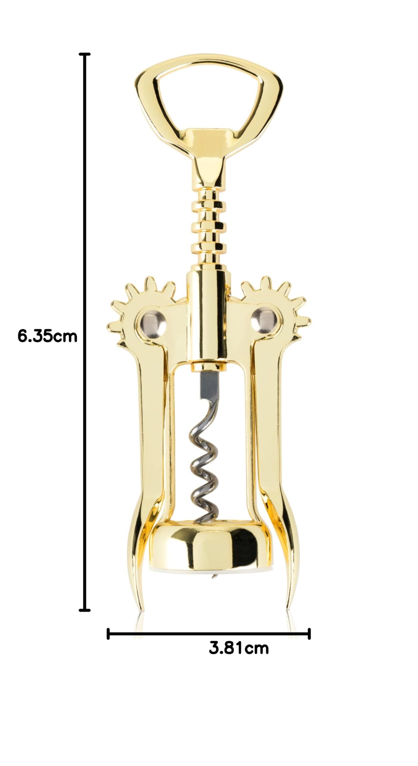 Viski 5437 Belmont, Gold - Wing Corkscrew