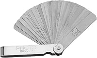 Proto J000AA 25-Blade Master Feeler Gauge Set - Precision .0015-.040" Steel Blades, Etched Sizes, Made in USA