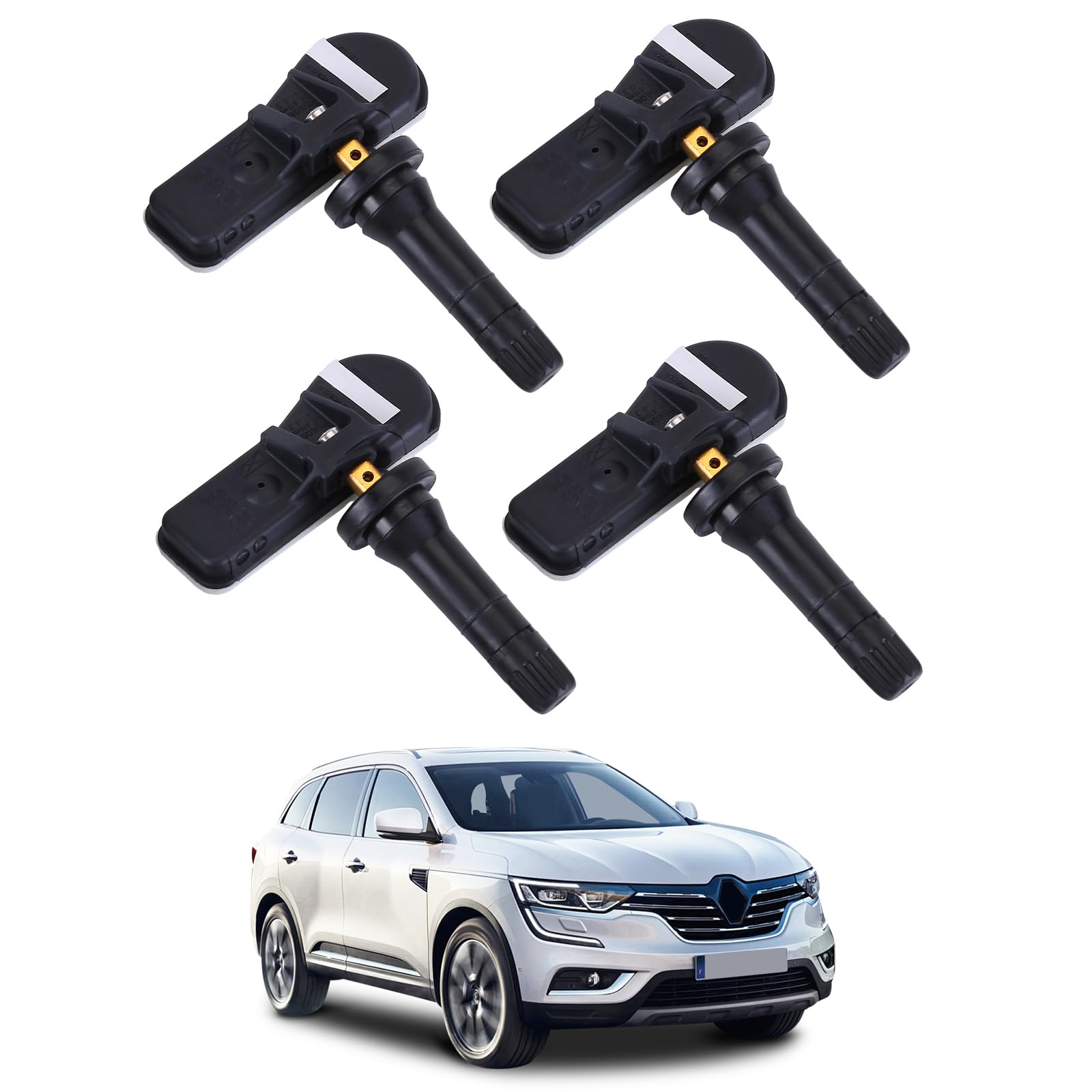 LICHENGTAI 4 sztuki TPMS czujnik ciśnienia w oponach kompatybilny z Renault Dacia Smart Opel RDKS Sensor 407005642R system kontroli ciśnienia w oponach TPMS