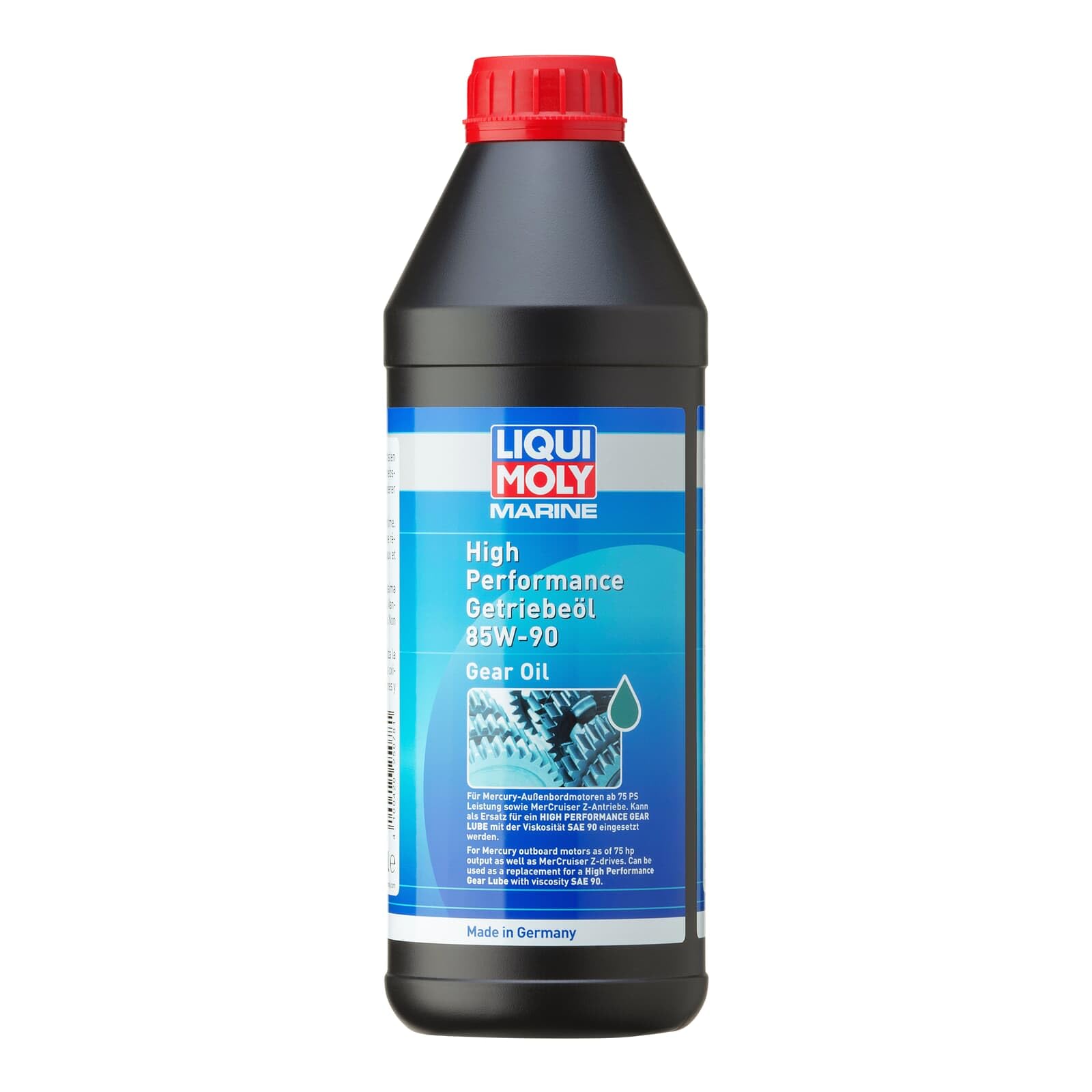 LIQUI MOLY Marine High Performance Gear Oil 85W-90, 1 L, Huile de vitesse de démarrage, SKU: 25078