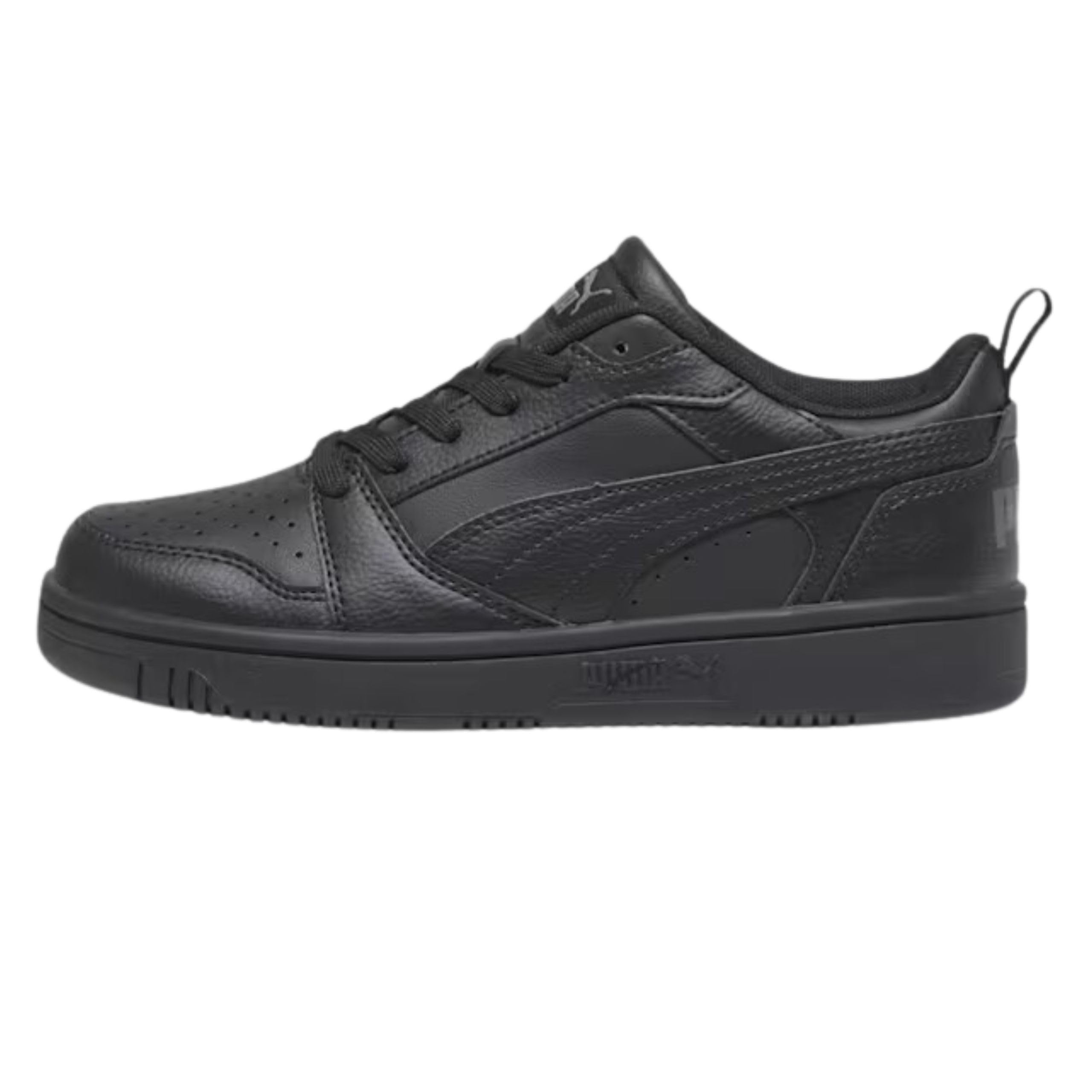 Puma Rebound V6 Lo Jr Unisex-Kinder Sneaker, Schwarz/Grau (Black Shadow Gray), 35.5 EU
