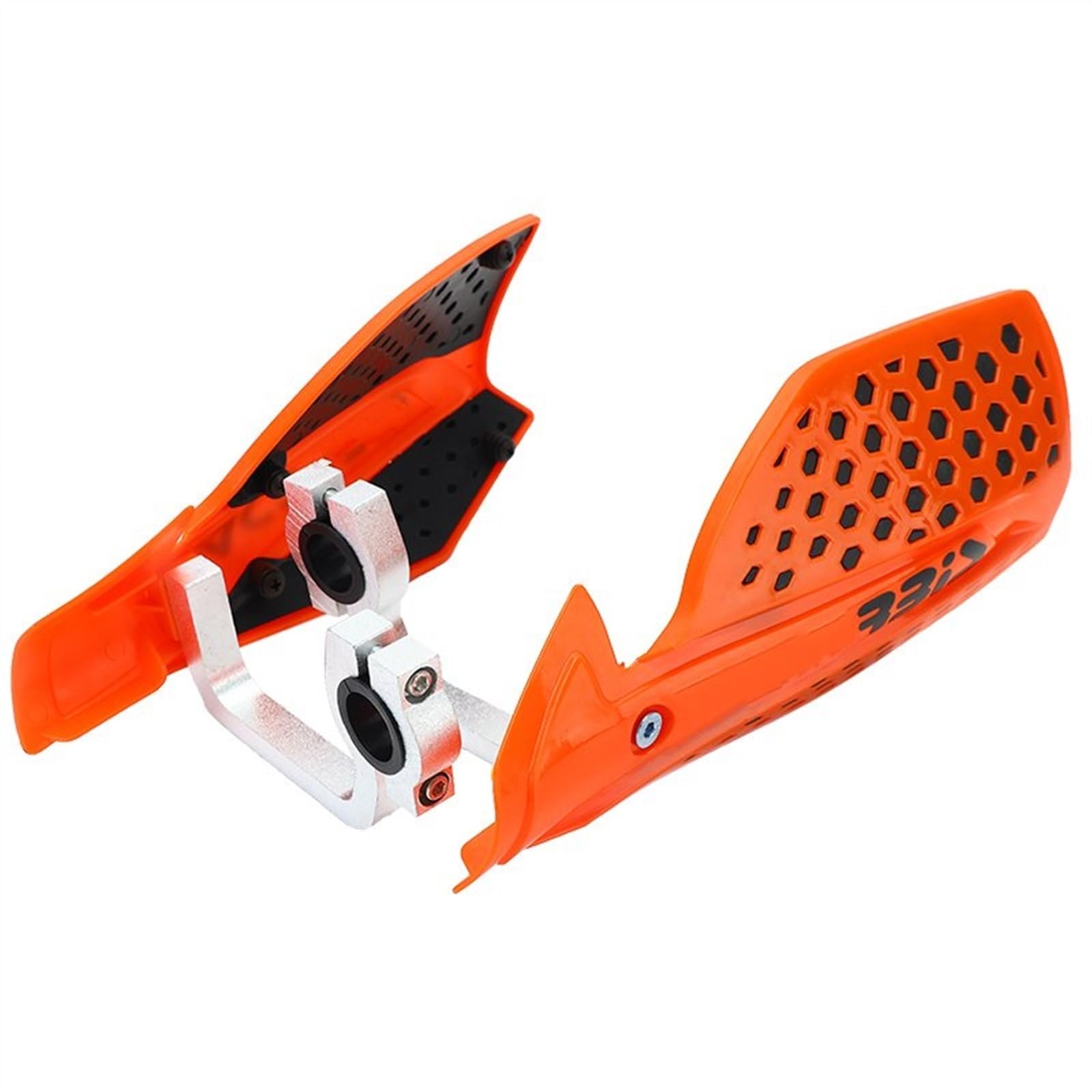 Accessoires Guidon Protège-Mains De Moto Protège-Mains 22mm 28mm Guidon pour Moto Dirt Bike VTT (Color : Wit)