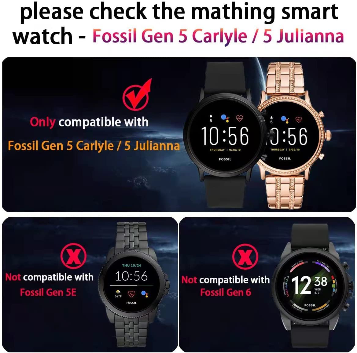 Protective case for fossil gen 5e Clearance