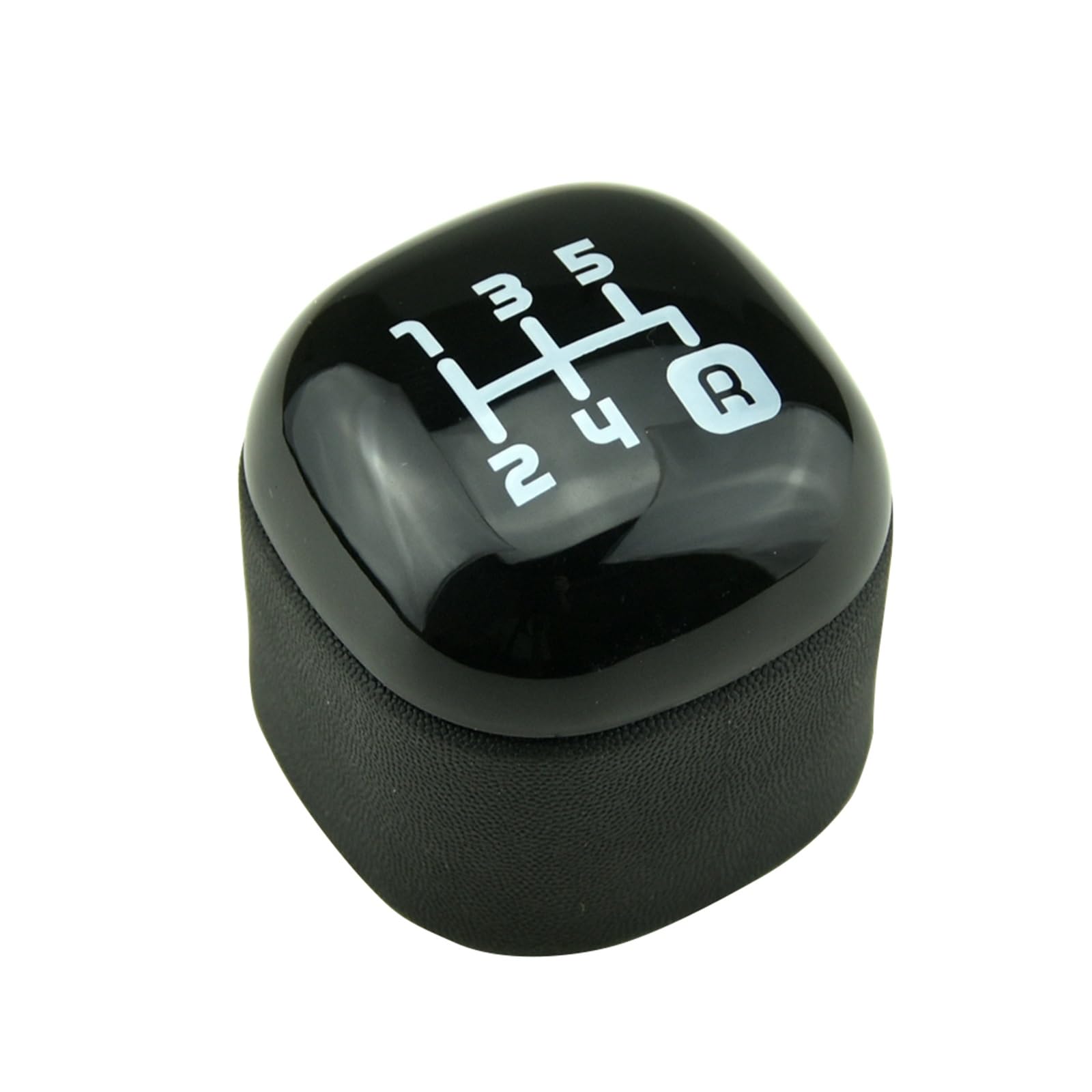 DBMSWZJQFG for Fiat Panda 2012 Gear Stick Knob Black Style