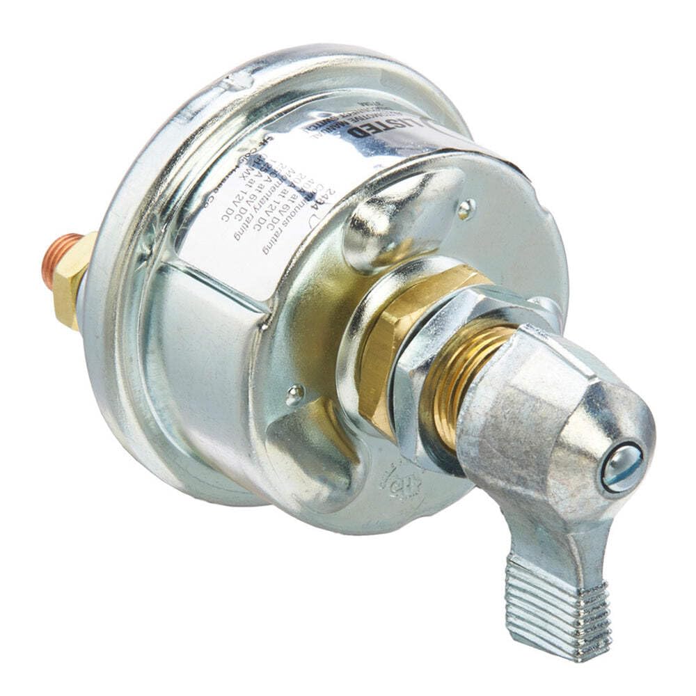 Cole Hersee Interruptor de desconexión de batería del cuerpo metálico SPST-6-12V - 2484-BP