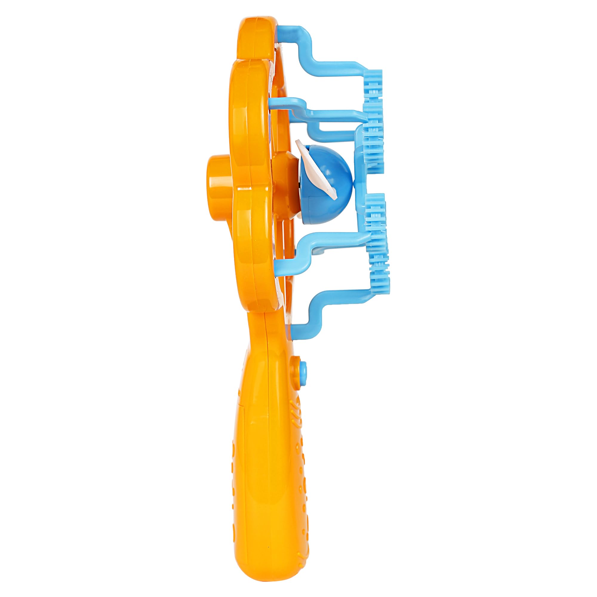 Hamleys Flora Bubble Blower Toy with 1 Refill Bubble Solution | Bubble Play Toy for Fun Indoor/Outdoor Bubble Machine for Kids 3Y+ | Perfect for Birthday Parties & Summer Outdoor Fun or Party, Orange - Image 4 thumbnail