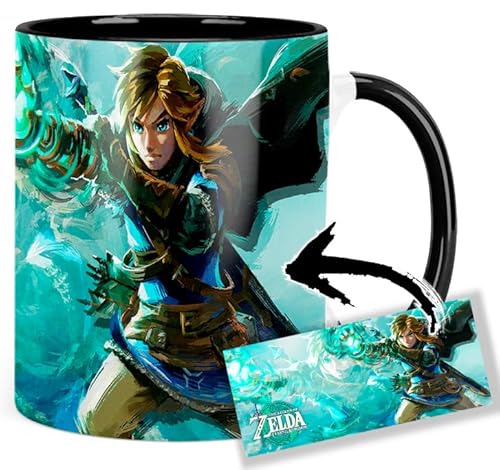 The Legend 000 Of Zelda Tears Of The Kingdom C Taza Interior y Asa Negra Ceramica Mug Imagen de The Legend 000 Of Zelda Tears Of The Kingdom C Taza Interior y Asa Negra Ceramica Mug