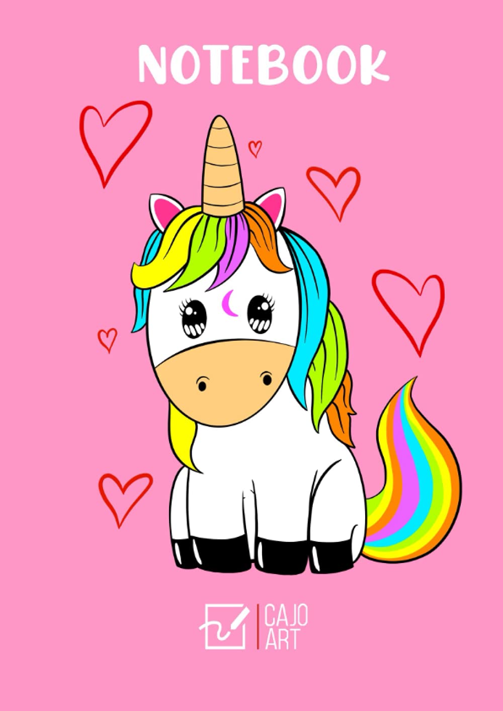 Cajo Art: Taccuino per appunti A4, 50 pagine a righe. (Quaderno per appunti A4 a righe)