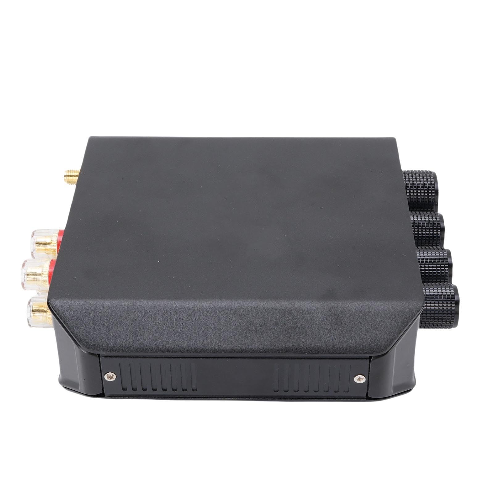Fafeicy TPA3116 Amplificador Digital Estéreo de Alta Fidelidad de 2.0 Canales 50W + 50W Bluetooth 5.4 para Altavoces Pasivos Cine en Casa con USB AUX Caja de Aleación de Zinc (Enchufe de la UE)