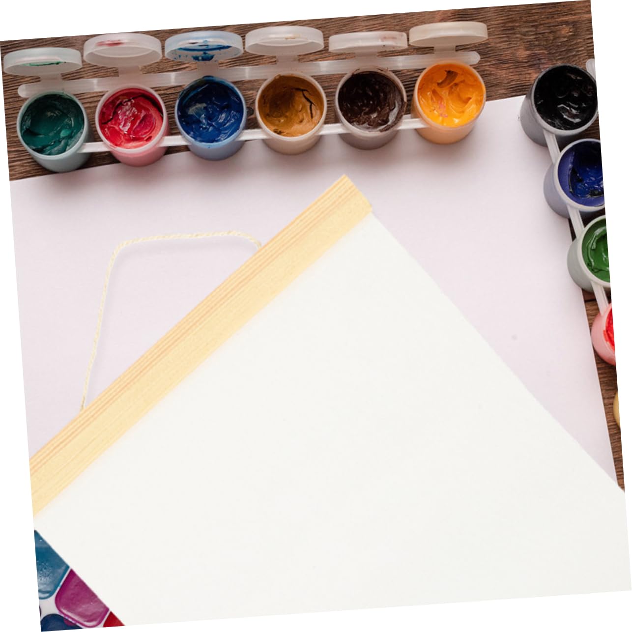 jojofuny 12stücke Teiliges Mini Malerei Baumwolle Quadratische Für Öl Und Acrylfarben Für Diy-kunstprojekte Im Kindergarten Zuhause Oder Büro