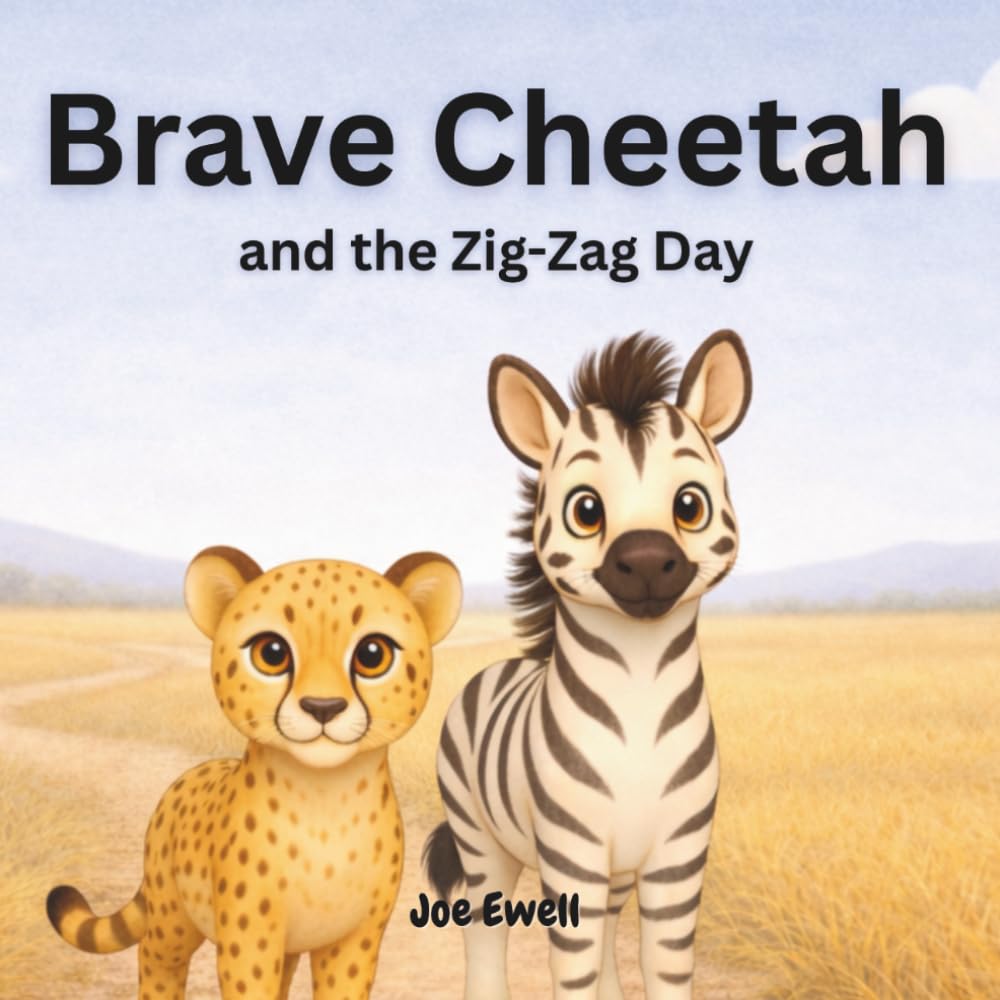 Brave Cheetah and the Zig-Zag Day: A Story About Slowing Down and Paying Attention (Brave Cheetah Series)