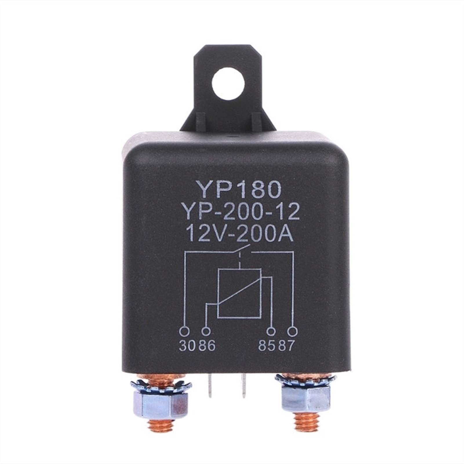 AQHYEBNSR Relay 12VDC 200A High Power Car Truck Motor Continuous Type Automotive Switch Y98E