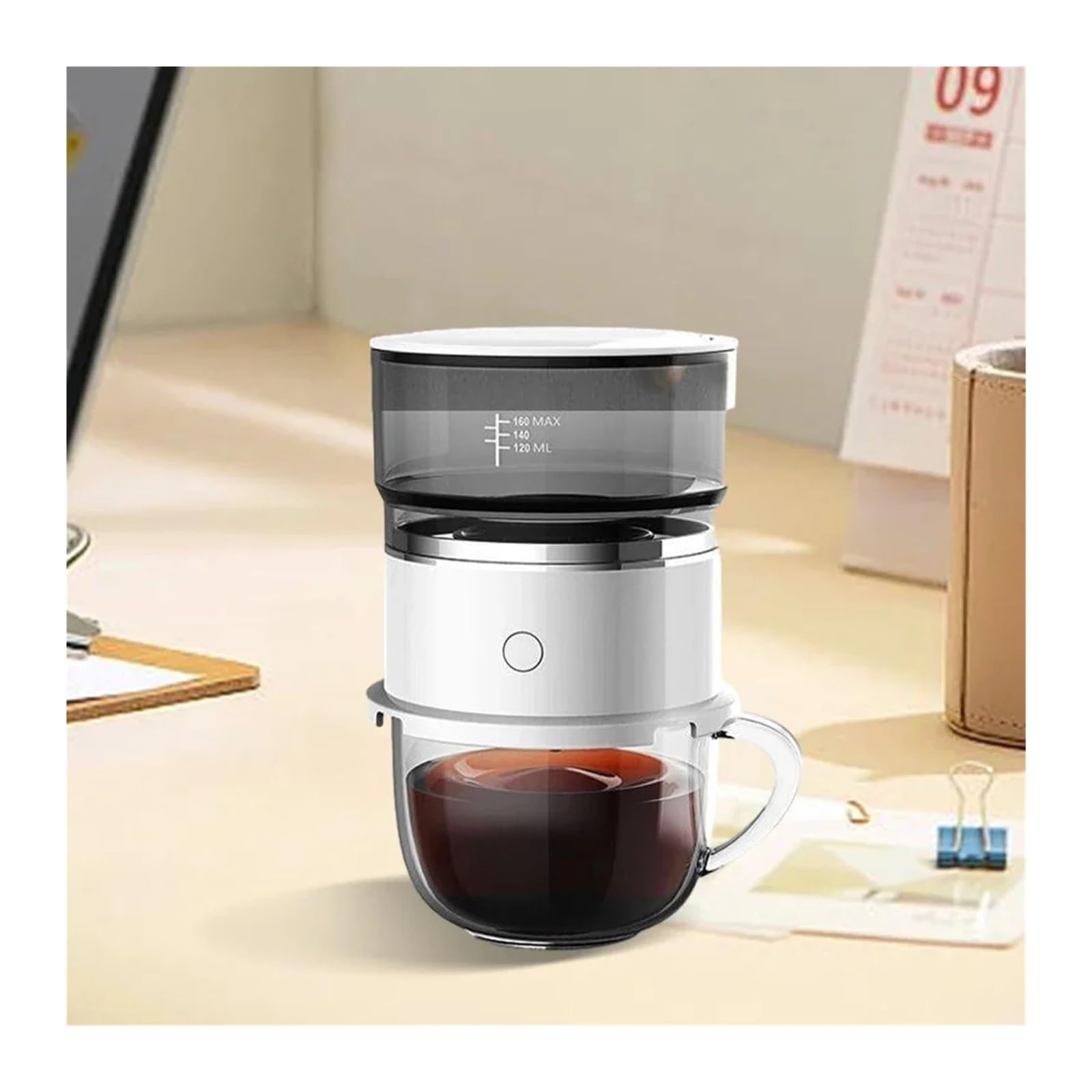 Macchina da Caffè Espresso Portatile, Macchina for caffè automatica a goccia, macchina for caffè espresso portatile a pressione manuale, perfetta for viaggi, campeggio, casa e ufficio. per viaggi, cam
